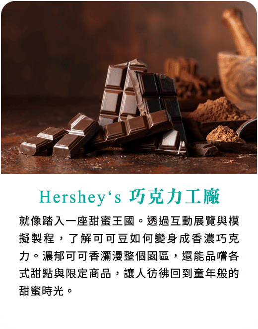 Hershey‘s 巧克力工廠
