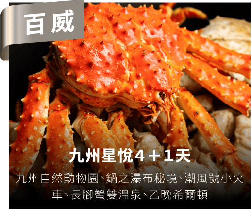九州星悅4+1天